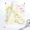 Scandi Damask Pastel Pink Yellow Feminine Cheerful Playful Delicate Romantic Large Scale Custom Printed Fabric by Spoonflower Various Fabrics by the Yard or Fat Quarter